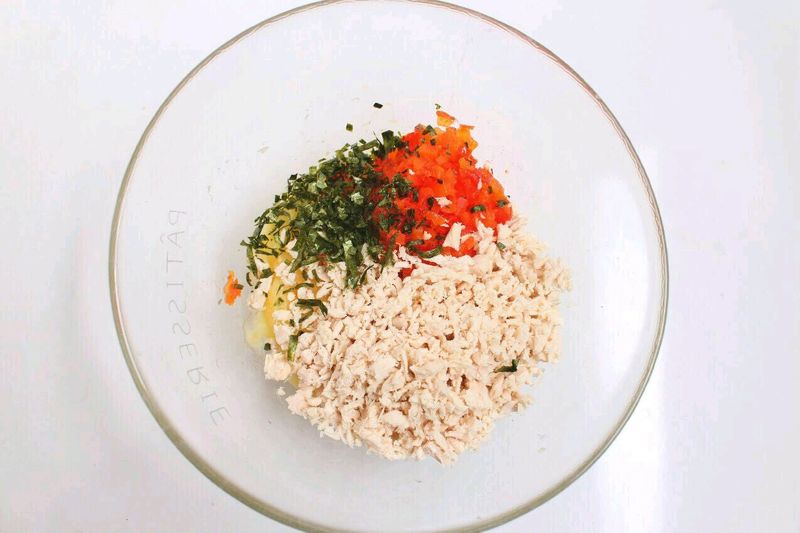 土豆鸡丝小丸子 宝宝健康食谱的做法图解6