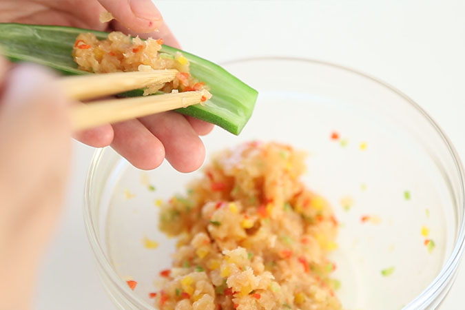 鸡胸肉秋葵条 宝宝辅食微课堂的做法图解8