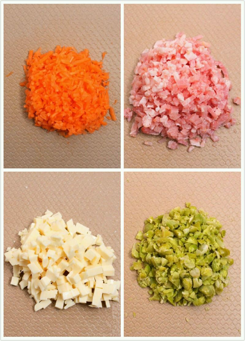 宝宝芝士饭团的做法图解2