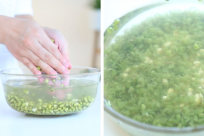 宝宝版绿豆糕 宝宝辅食微课堂的做法图解3