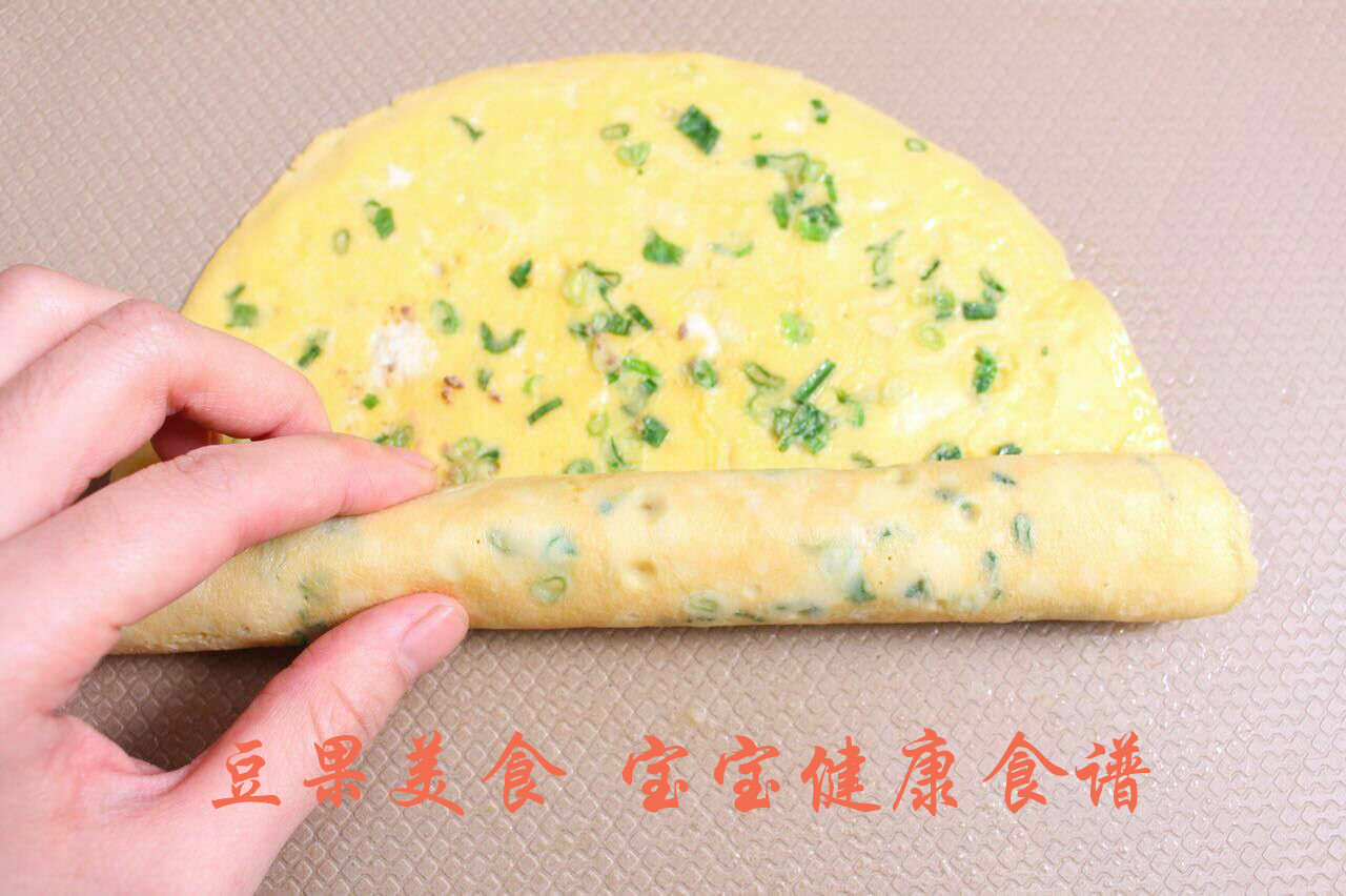 猪肝蛋卷  宝宝健康食谱的做法图解9