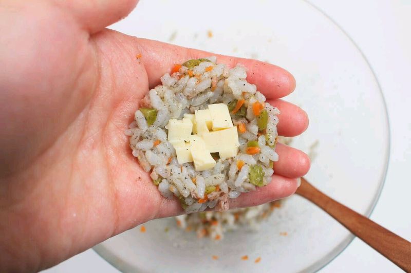 宝宝芝士饭团的做法图解6