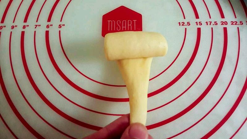 娃和大人的活力早餐吃点啥？香气扑鼻的黄油面包卷！的做法图解13