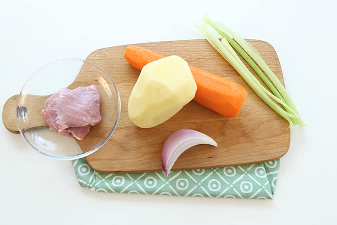 西式羊肉浓汤 宝宝辅食微课堂的做法图解1