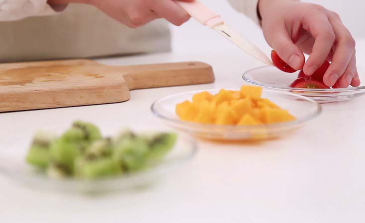  宝宝辅食微课堂  水果奶香披萨的做法图解4