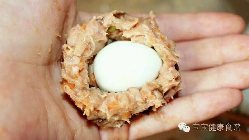 好吃不上火，宝宝这样吃蒸菜最营养！蔬菜牛肉丸的做法图解13