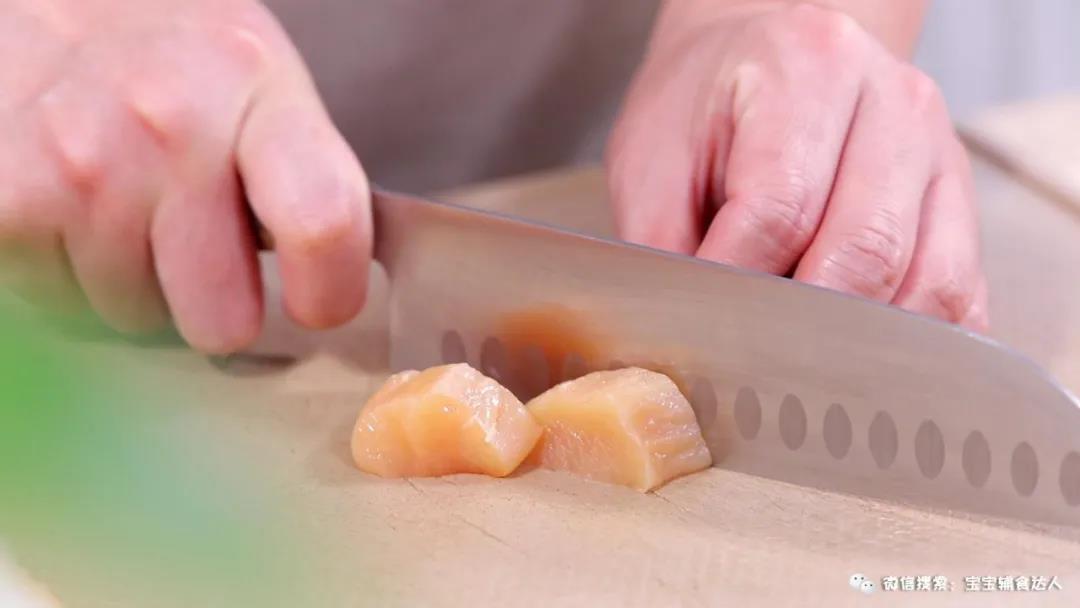 鸡肉串串 宝宝辅食食谱的做法图解2