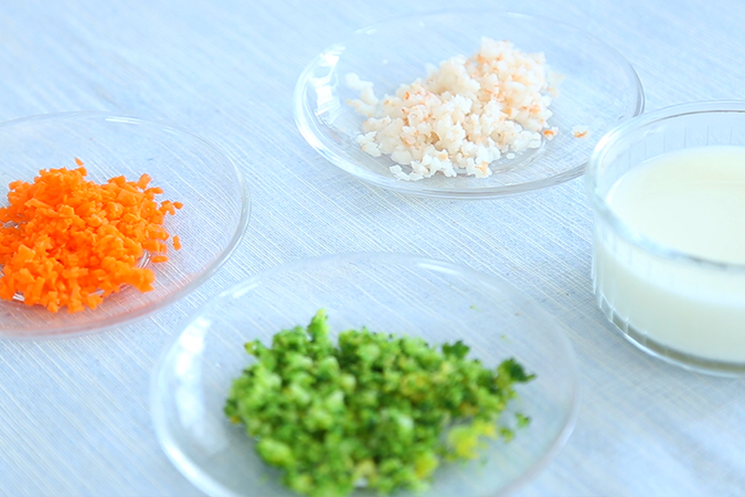 五彩奶豆粥 宝宝辅食微课堂的做法图解7