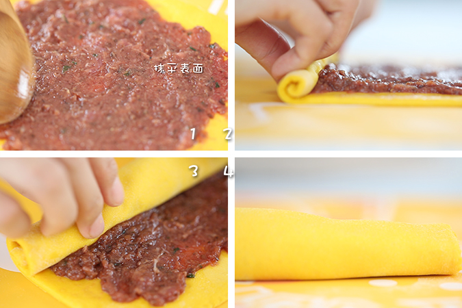 黄金牛肉卷 宝宝辅食微课堂的做法图解10