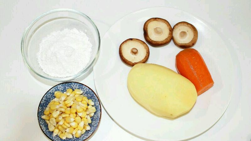 这样的蔬菜小丸子，一口一个非常过瘾！的做法图解1