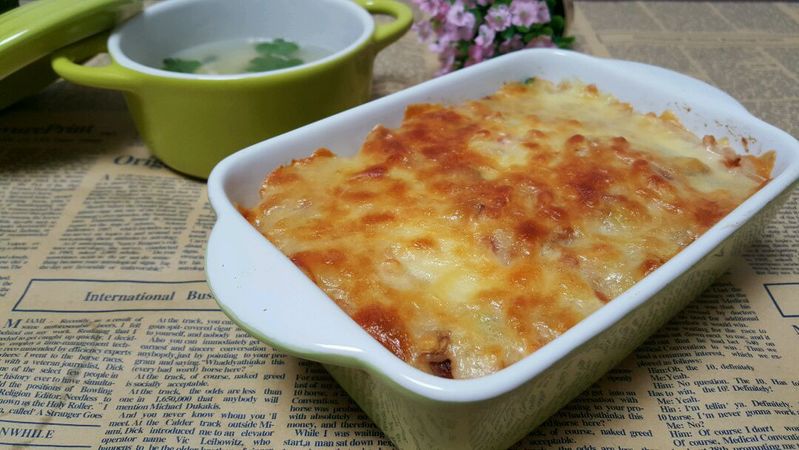 在家就能吃到的美味，宝宝和妈妈一起享用的西式大餐！虾仁什锦焗的做法图解14