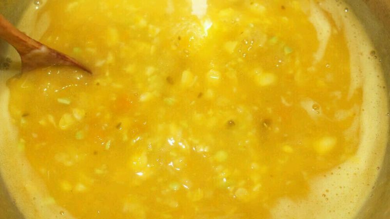 玉米毛豆南瓜羹，宝宝便秘的时候，就给喝这个！的做法图解11