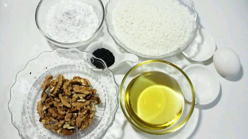 核桃酥#我要上首页清爽家常菜#的做法图解1