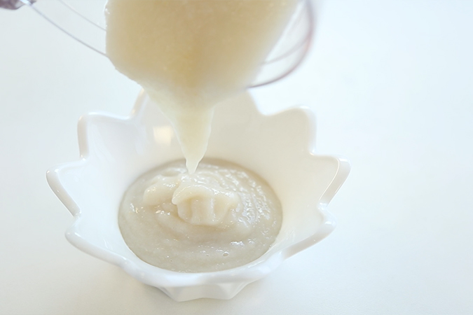 雪梨莲藕糊 宝宝辅食微课堂的做法图解5