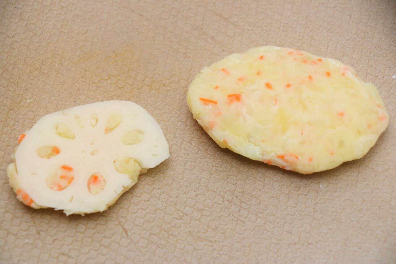秋藕土豆饼的做法图解9