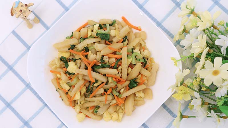 宝宝辅食微课堂  土豆鸡蛋面的做法图解13