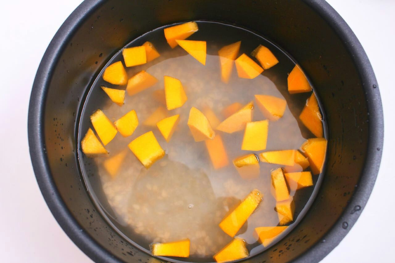 杂粮南瓜粥 宝宝健康食谱的做法图解4