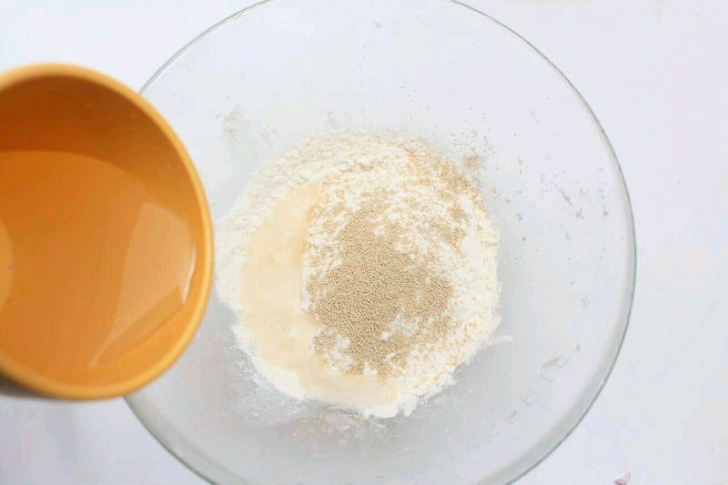 宝宝三色发糕 宝宝健康食谱的做法图解3