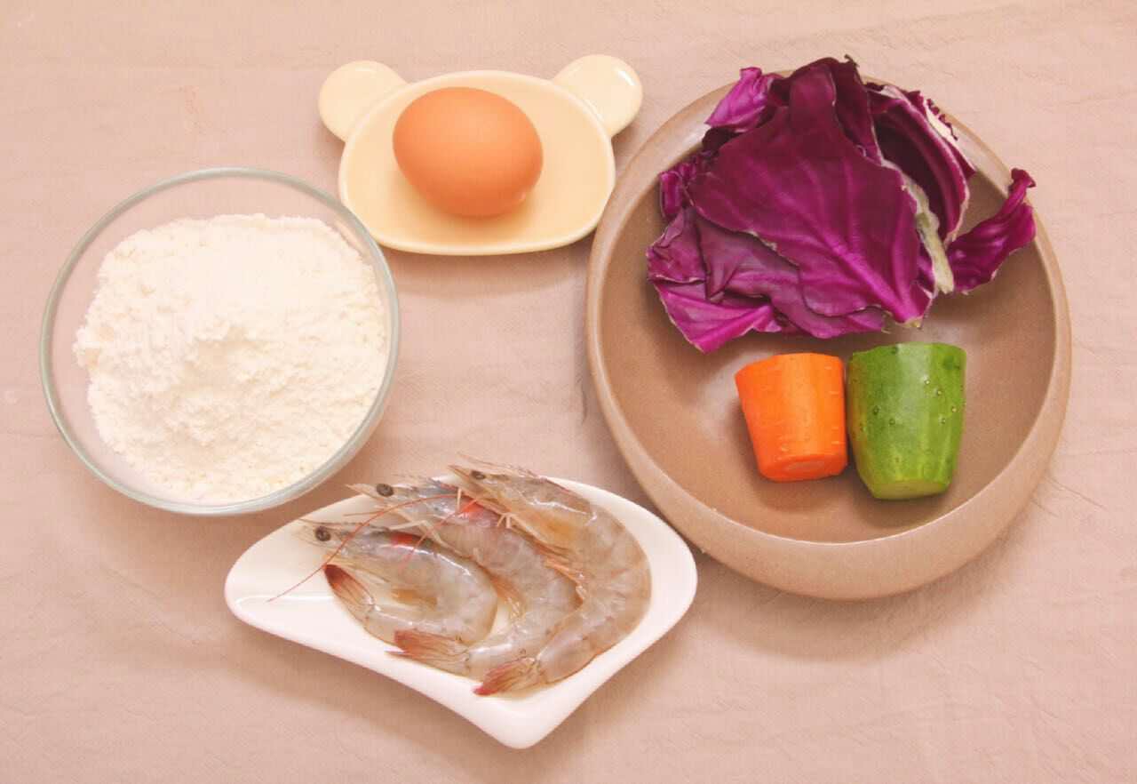 蔬菜剪刀面  宝宝健康食谱的做法图解1