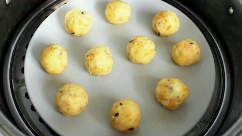 这样的蔬菜小丸子，一口一个非常过瘾！的做法图解11