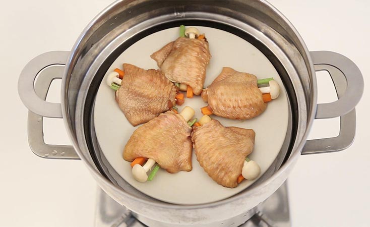 宝宝辅食微课堂   时蔬无骨鸡翅 创意鸡翅的做法图解8