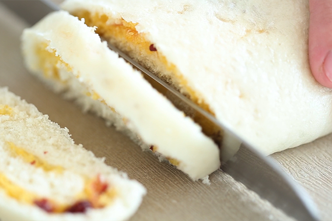 南瓜夹心蒸糕 宝宝辅食微课堂的做法图解12