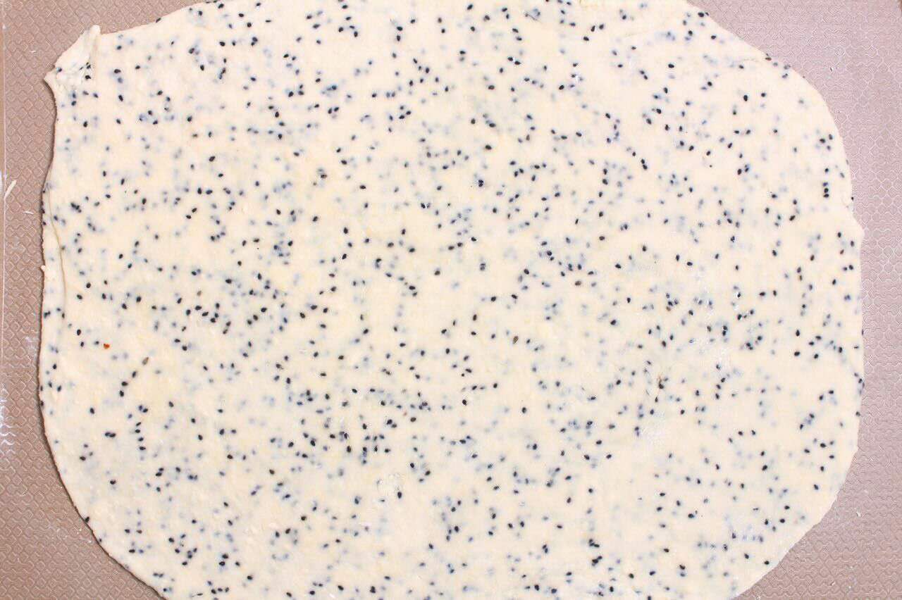 豆腐芝麻饼干 宝宝健康食谱的做法图解6