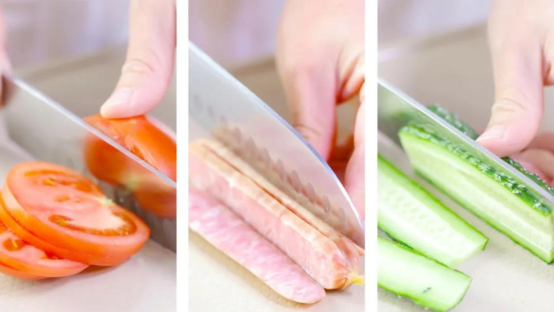 蛋皮三明治 宝宝辅食食谱的做法图解2