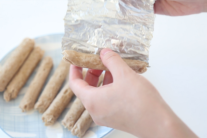 宝宝版火腿肠 宝宝辅食微课堂的做法图解11