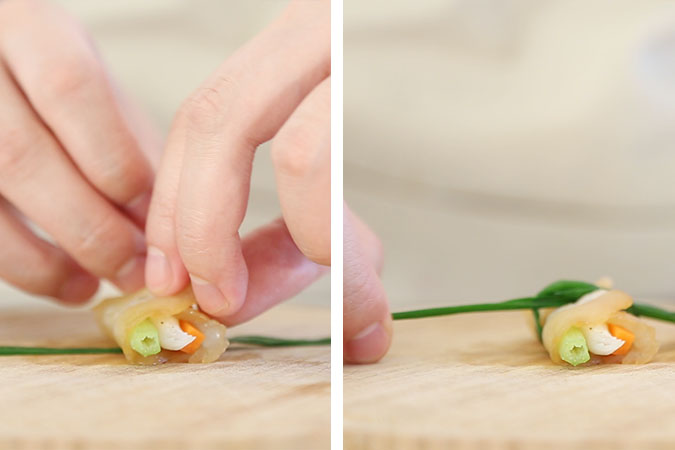 鲜蔬裹鱼卷 宝宝辅食微课堂的做法图解13