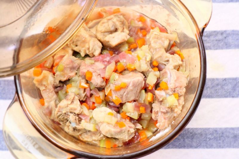 时蔬蒸排骨的做法图解9