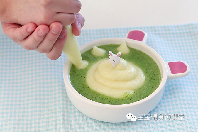 宝宝辅食微课堂  西兰花土豆泥的做法图解15