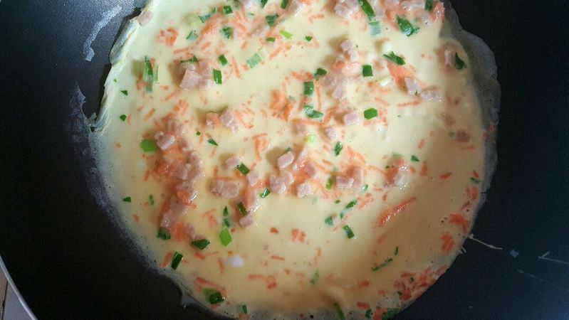 吃什么营养又健康呢？简单易做百搭之选！宝宝厚蛋烧的做法图解7