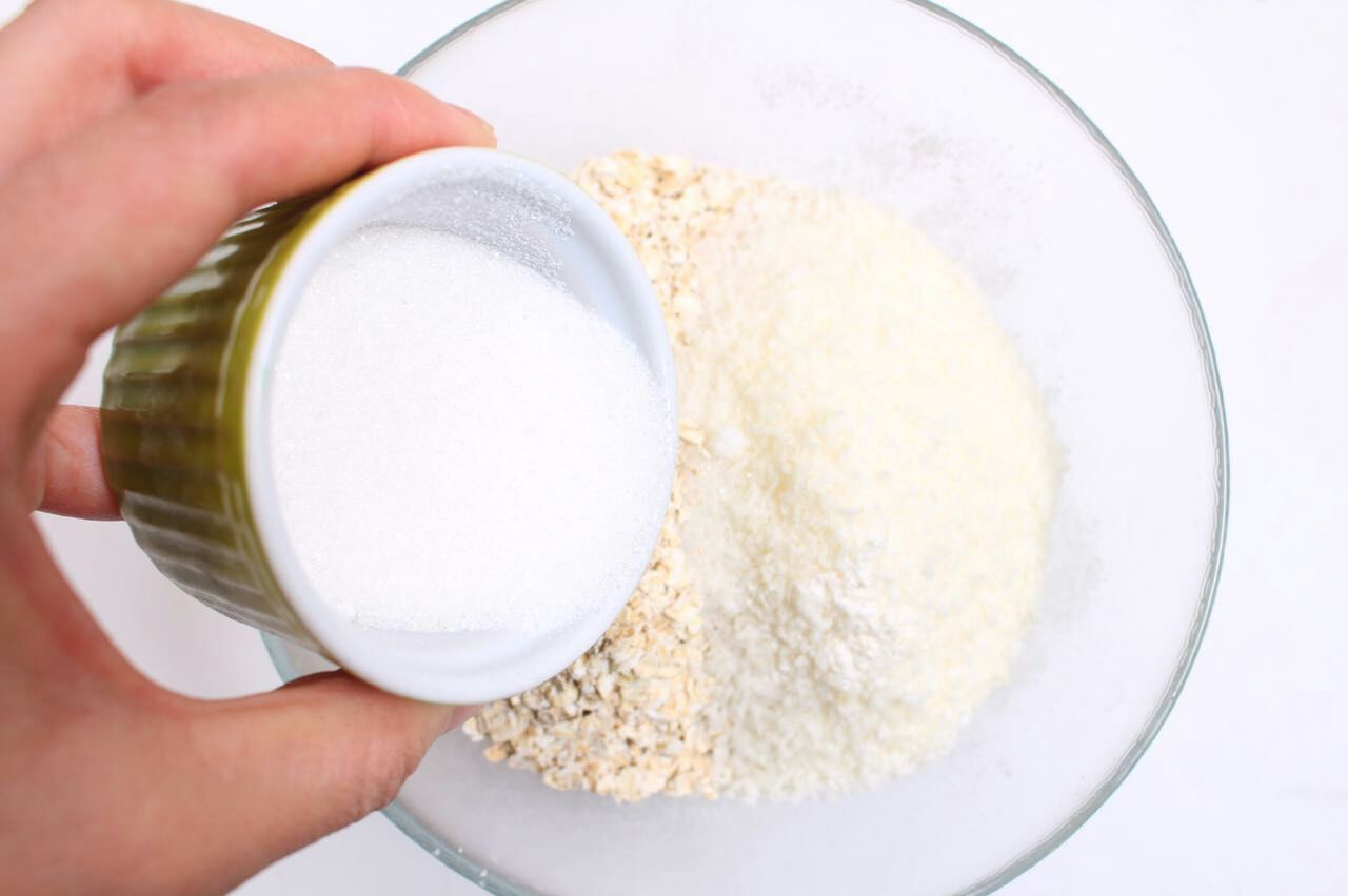 燕麦饼干 宝宝健康食谱的做法图解3