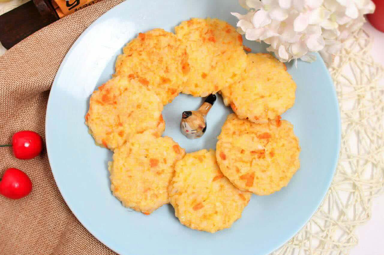 山药胡萝卜米饼的做法图解8
