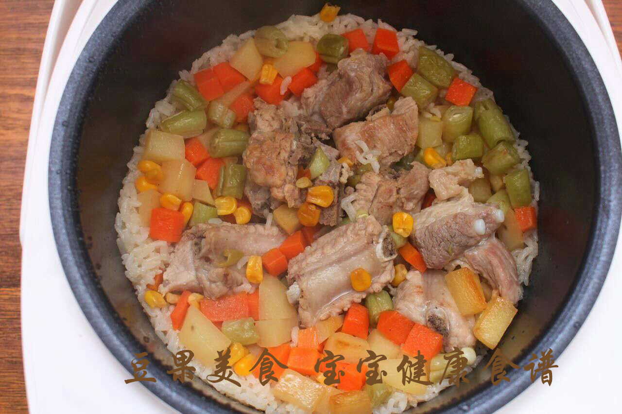 排骨时蔬焖饭  宝宝健康食谱的做法图解10