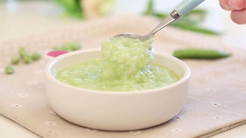 宝宝辅食微课堂 鳕鱼豌豆粥的做法图解9