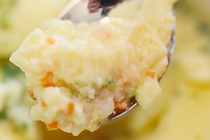 彩蔬虾仁蛋羹 宝宝辅食微课堂的做法图解10