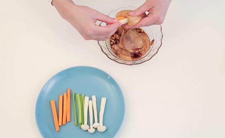 宝宝辅食微课堂   时蔬无骨鸡翅 创意鸡翅的做法图解6