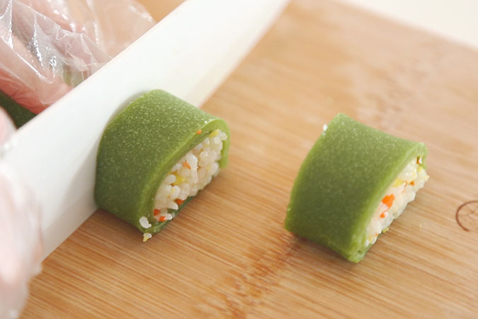 宝宝辅食微课堂  绿果果饭卷 520让宝宝爱上蔬菜的做法图解13