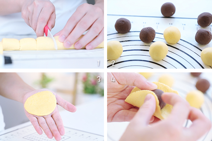 南瓜豆沙包 宝宝辅食微课堂的做法图解7