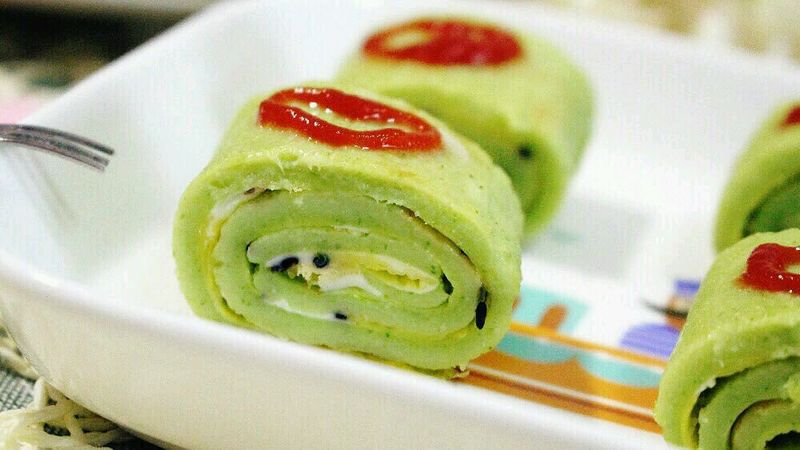 黄瓜鸡蛋卷#我要上首页清爽家常菜#的做法图解12