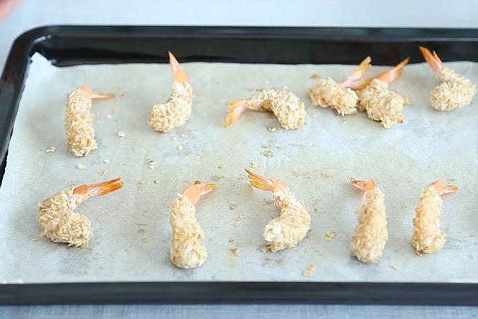 燕麦棒棒虾 宝宝辅食微课堂的做法图解10