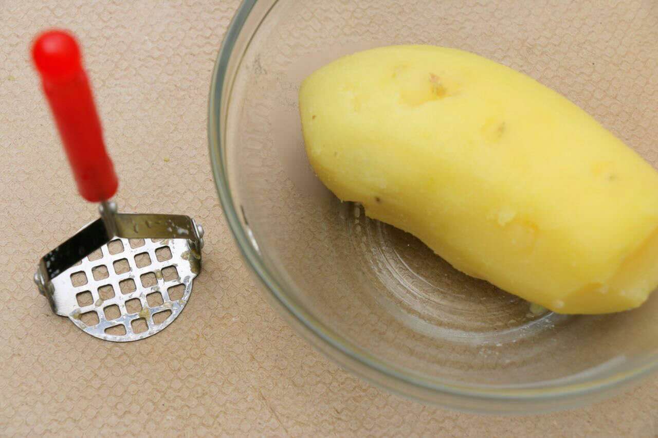 秋藕土豆饼的做法图解4