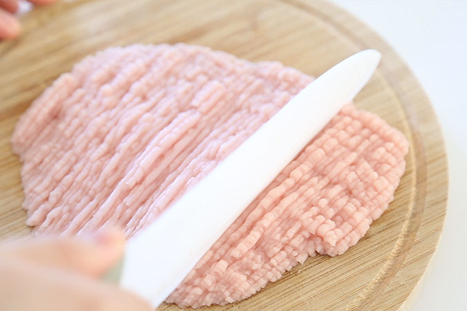 小米裹肉丸 宝宝辅食微课堂的做法图解3