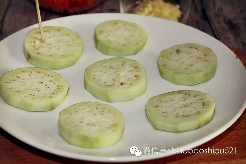 食材巧搭配，营养更加倍&nbsp;| 蒜香肉沫茄子夹的做法图解6