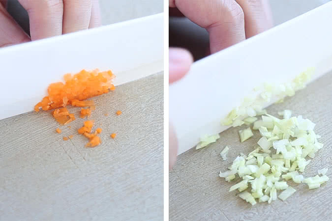 鲜虾蔬菜米饼 宝宝辅食微课堂的做法图解3