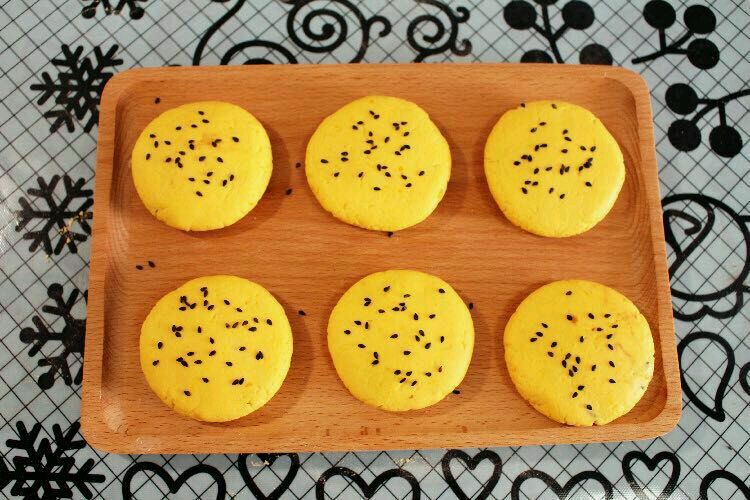 超级Q弹软的营养小饼，南瓜豆沙饼的做法图解10