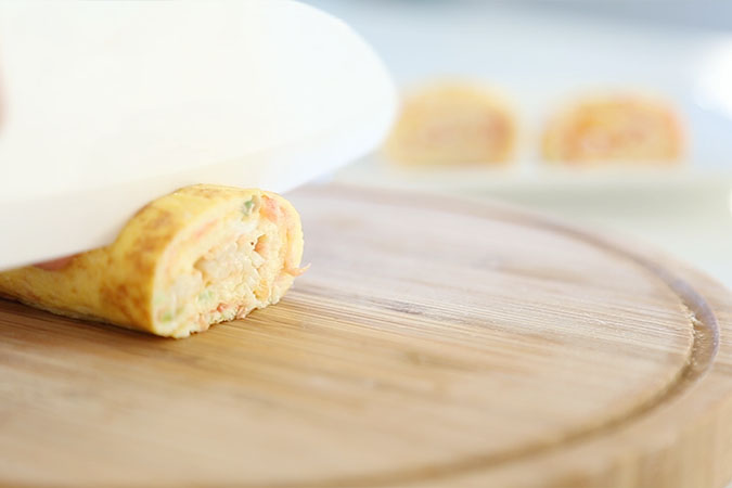 番茄鸡蛋卷 宝宝辅食微课堂的做法图解10