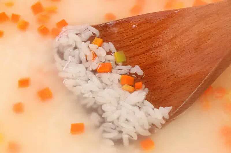 海鲜蔬菜粥  宝宝健康食谱的做法图解6